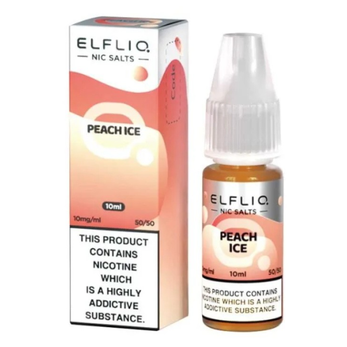 ELFBAR ElfLiq Nic Salts - Peach Ice - 10ml