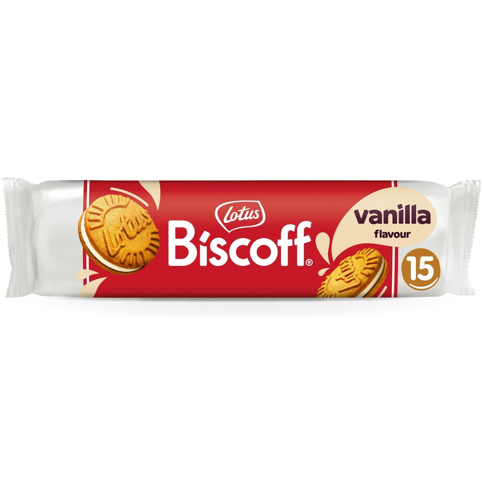 Lotus Biscoff Sandwich Biscuits Vanilla Flavoured 150G