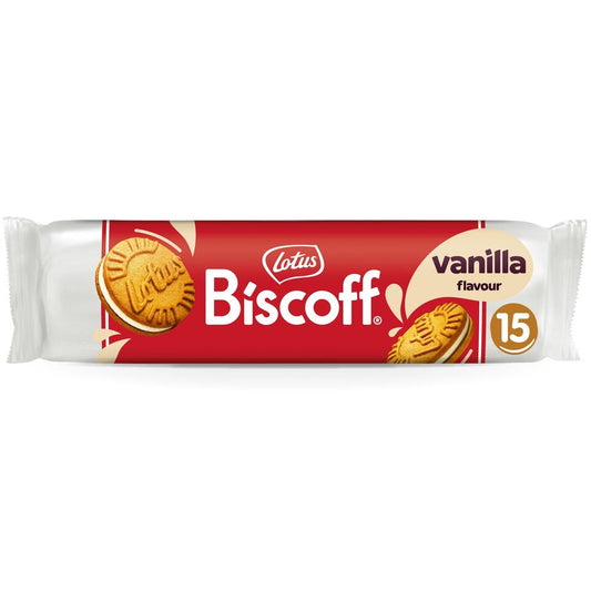 Lotus Biscoff Sandwich Biscuits Vanilla Flavoured 150G