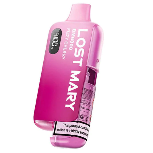 Lost Mary BM6000 Refillable Vape Kit-Fizzy Cherry