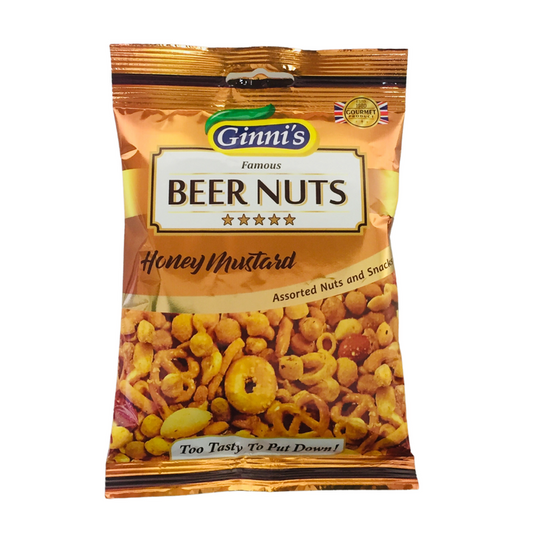 Ginni's Honey Mustard Beer Nuts (Non-alcoholic)