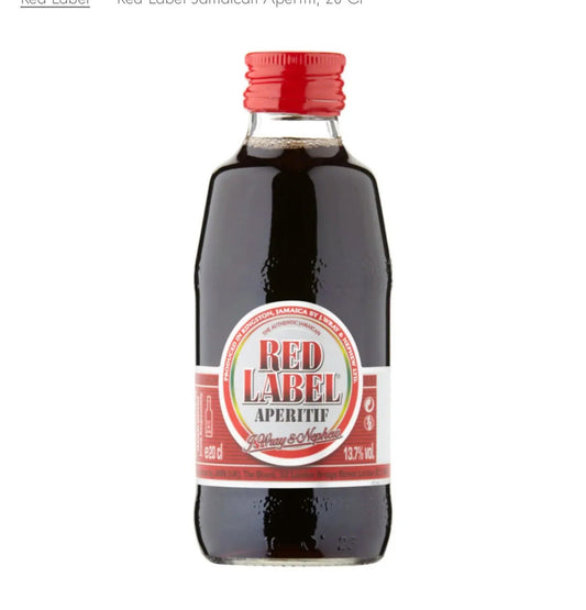 Red Label JAMAICAN APERITIF, 20 CL