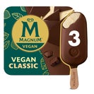 Walls Magnum Vegan Classic Chocolate Ice Cream Sticks 3x90ml