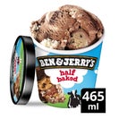 Ben & Jerry's Half Baked Chocolate and Vanilla Ice Cream  Tub 465ml