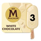 Walls Magnum White Chocolate Ice Cream Sticks 3x100ml