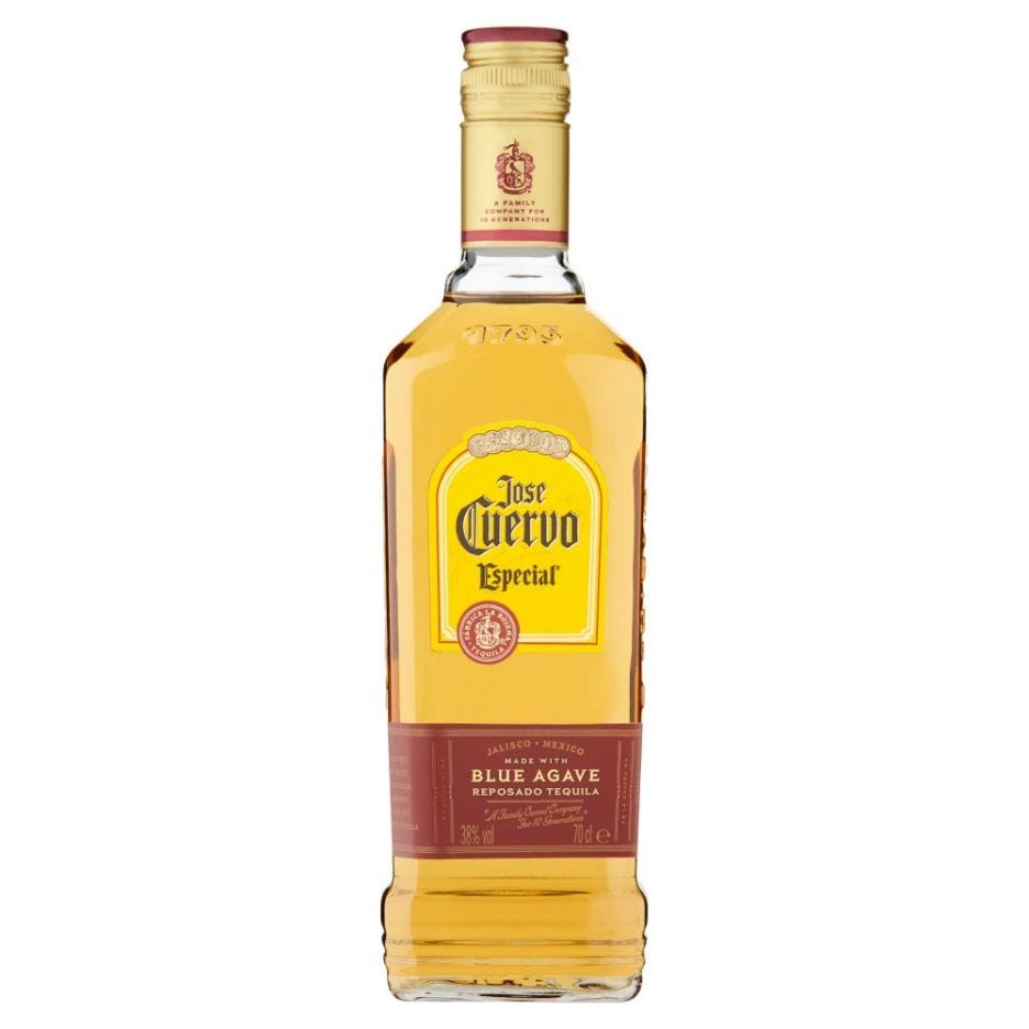 Jose Cuervo Especial Gold Reposado Tequila 70cl