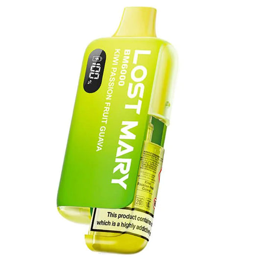 Lost Mary BM6000 Refillable Vape Kit-Kiwi Passion Fruit Guava