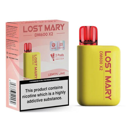 Lost Mary DM600 X2 Disposable Vape-Lemon Lime