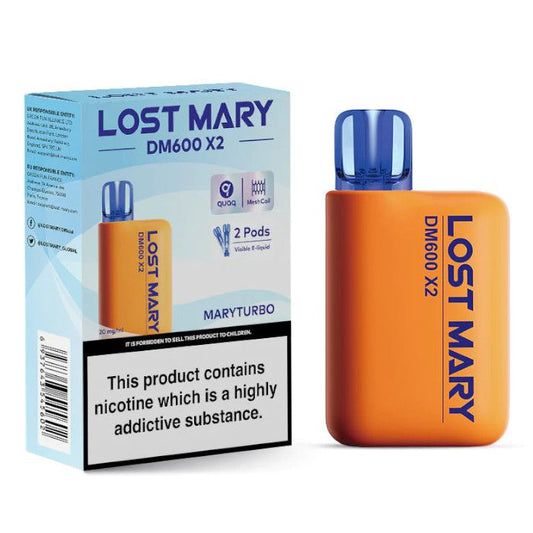 Lost Mary DM600 X2 Disposable Vape-Maryturbo