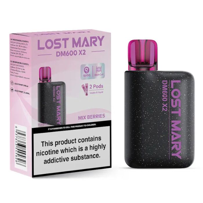 Lost Mary DM600 X2 Disposable Vape-Mix Berries