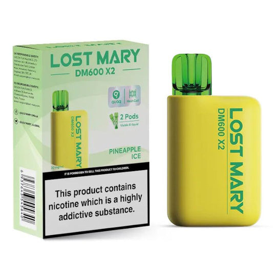 Lost Mary DM600 X2 Disposable Vape-Pineapple Ice