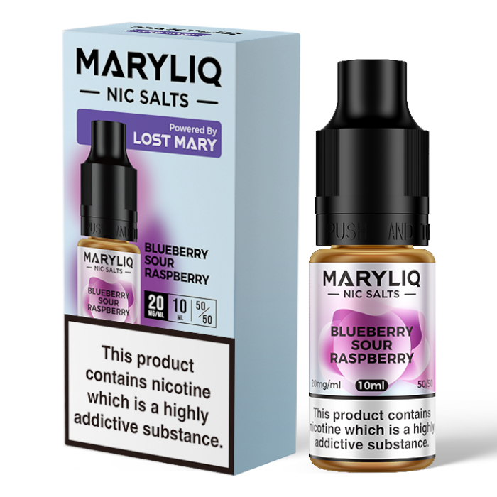 Lost Mary MARYLIQ Nic Salts - Blueberry Sour Raspberry - 10ml