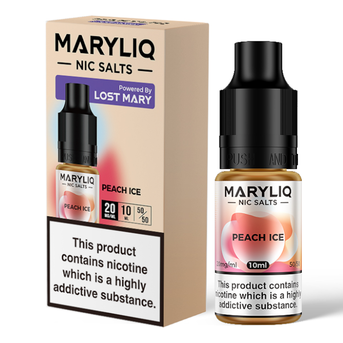 Lost Mary MARYLIQ Nic Salts - Peach Ice - 10ml