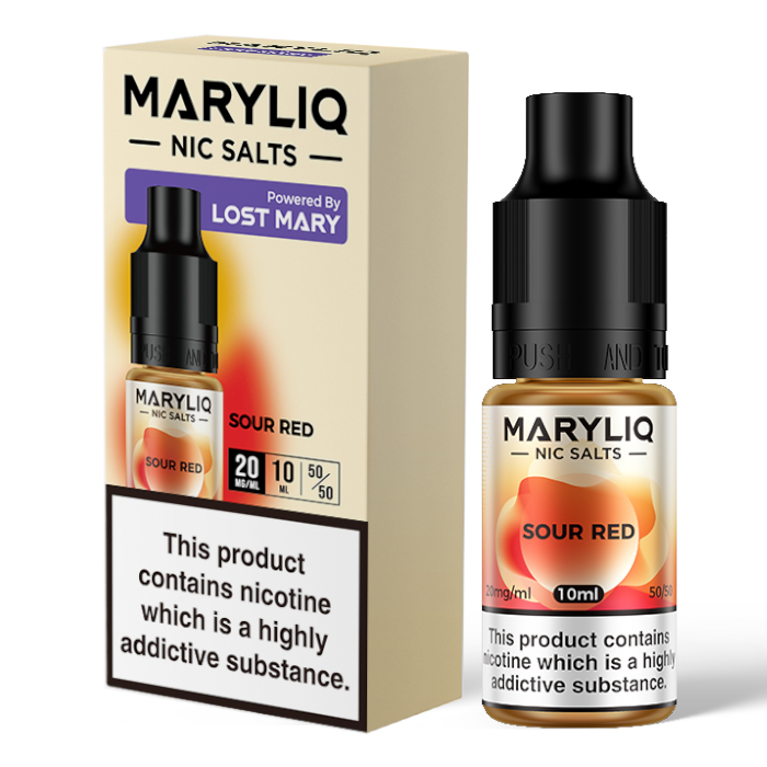 Lost Mary MARYLIQ Nic Salts - Sour Red - 10ml