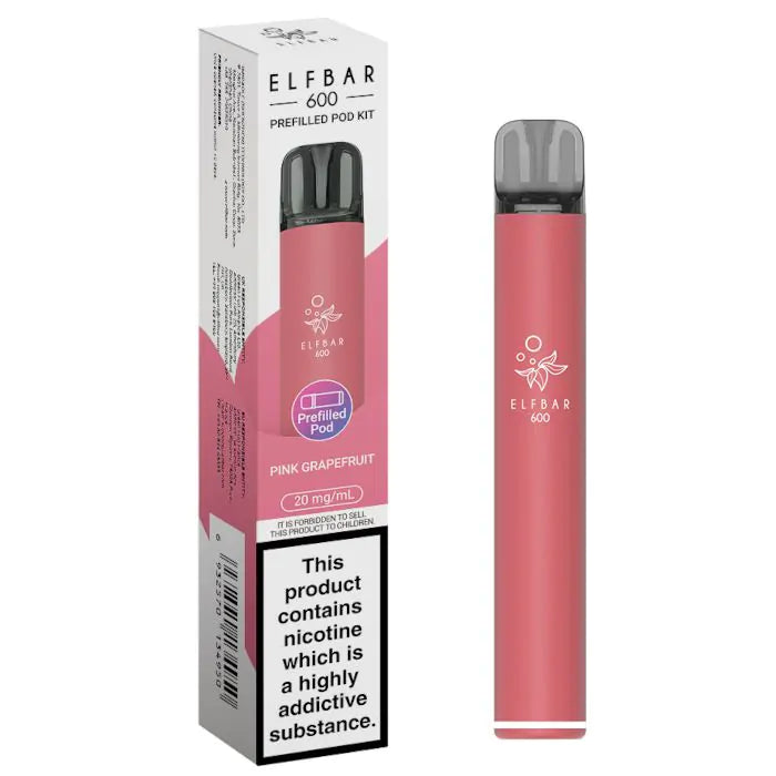 Elfbar 600 Prefilled Pod Kit-Pink Grapefruit