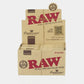 Rolling Paper Raw Connoisseur King Size Slim Plus Tips 24 Pieces