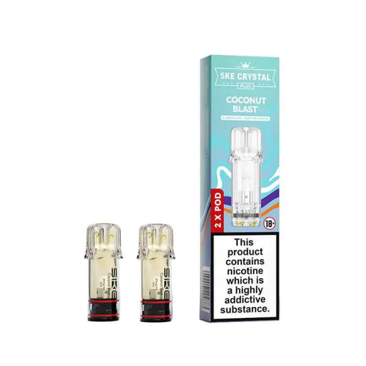 SKE Crystal PLUS Prefilled Pods - Coconut Blast - 2PK