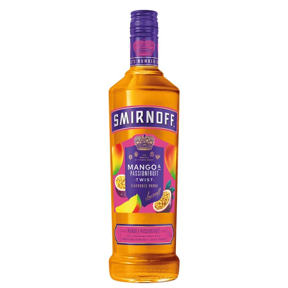 Smirnoff Mango & Passionfruit Twist Vodka 70cl