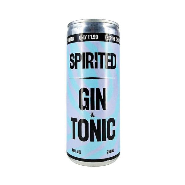 Spirited Gin & Tonic Pre-Mixed Cans