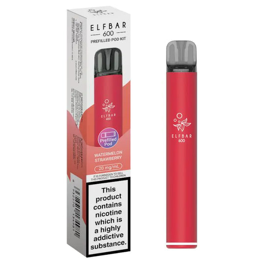 Elfbar 600 Prefilled Pod Kit-Watermelon Strawberry